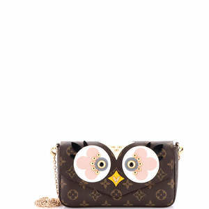 Louis Vuitton Felicie Pochette Limited Edition Lovely Birds Monogram Canvas